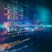 Abstract data stream visualization of software code
