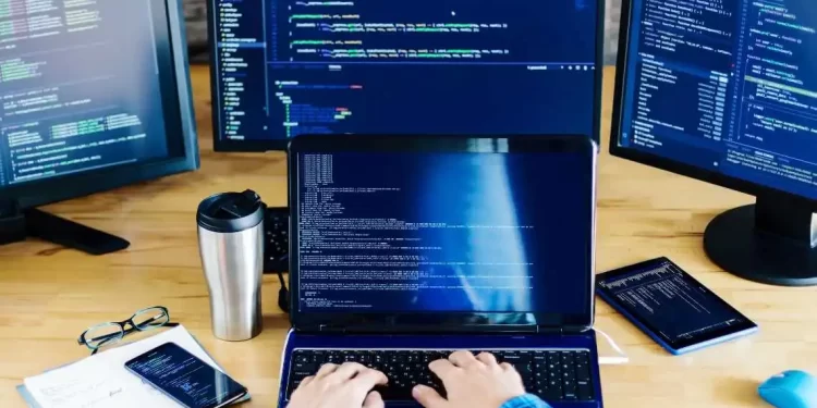 Software developer implementing continuous testing