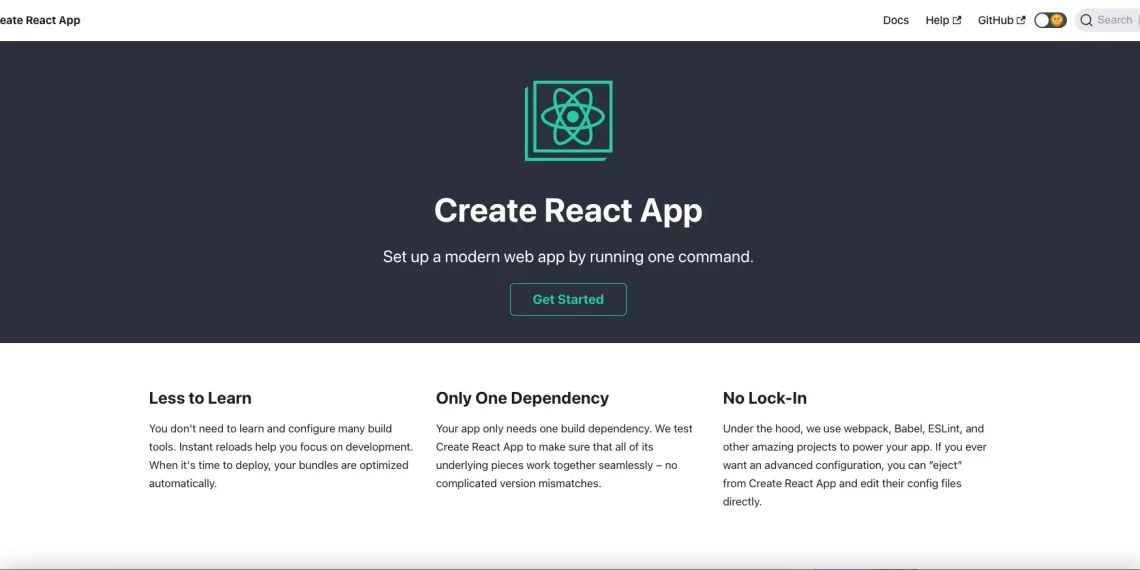 Create React App - Simple Setup for Single-Page Applications