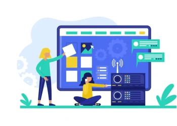 Collaborative web design and hosting integration with creative and technical teamwork