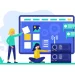 Collaborative web design and hosting integration with creative and technical teamwork