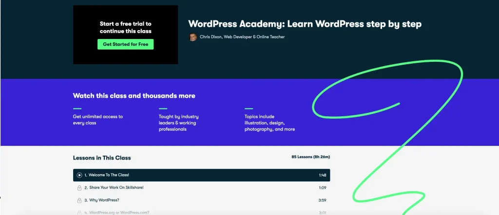 WordPress Academy: Learn WordPress Step by Step on Skillshare