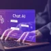 Person using Chat AI platform representing Generative Engine Optimization concept