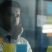 Business professional planning strategy and governance with sticky notes on glass wall