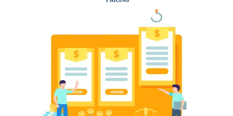 Best WooCommerce plugins for user role-based pricing – illustration showing subscription tiers and custom pricing options